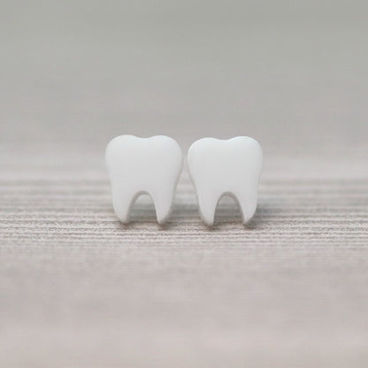 Tooth Stud Earrings