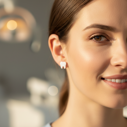 Tooth Stud Earrings