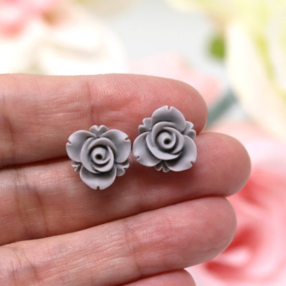 Rose Bud Earrings