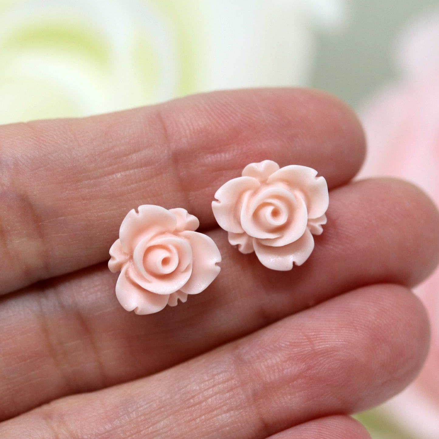 Rose Bud Earrings