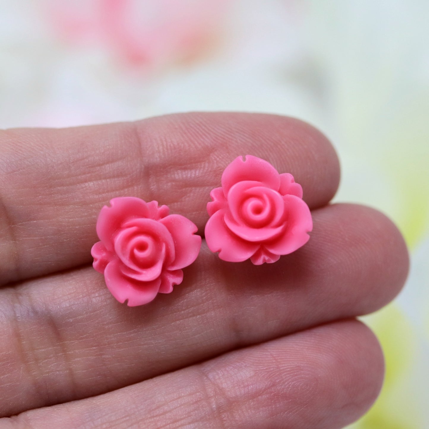 Rose Bud Earrings