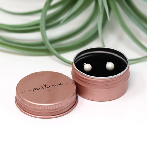 Round Gift Tin - Single Pair