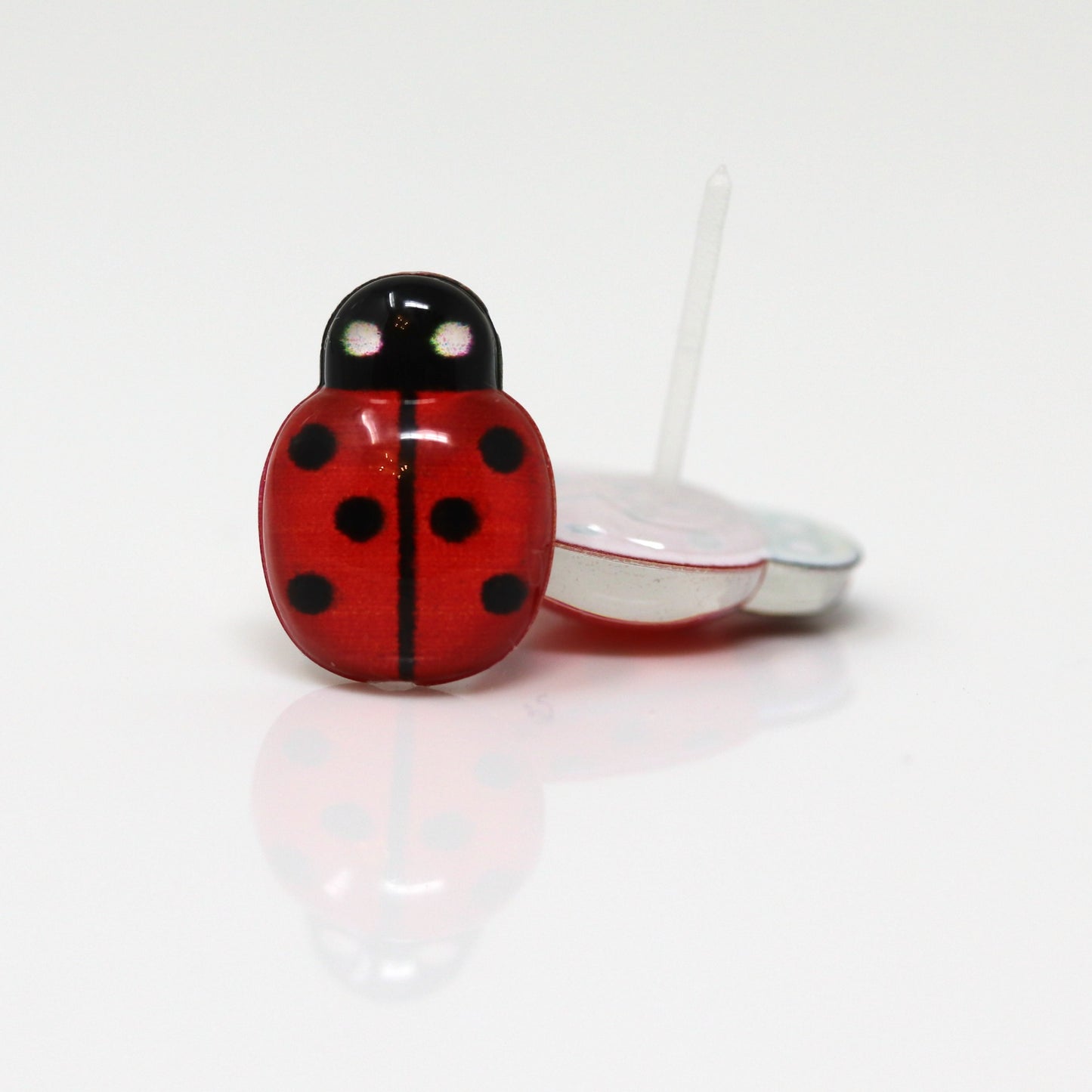 Ladybug Stud Earrings