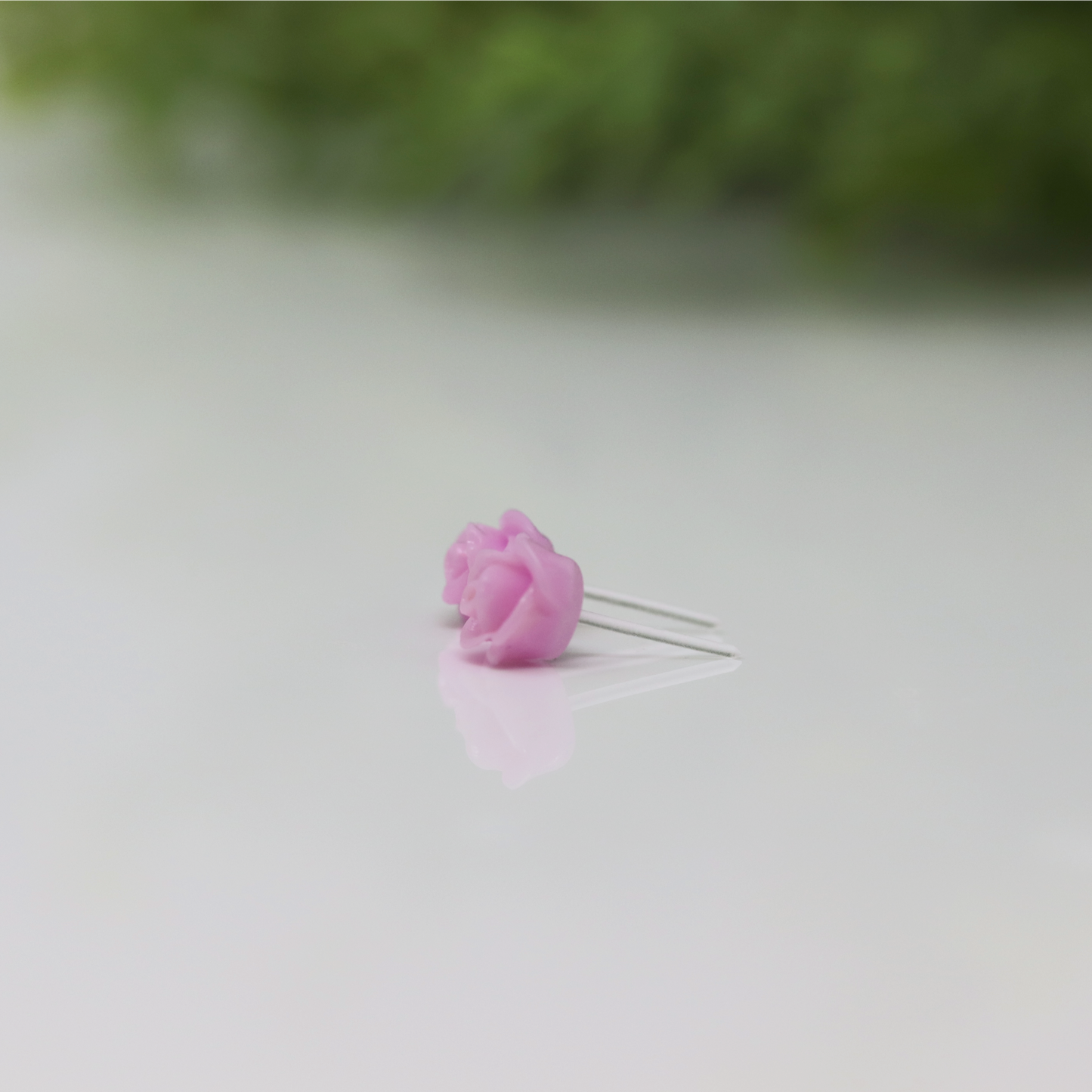 Dainty Rose Stud Earrings