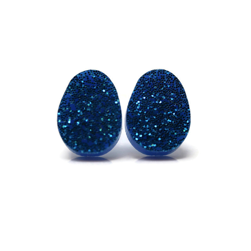 Glitter Easter Egg Stud Earrings