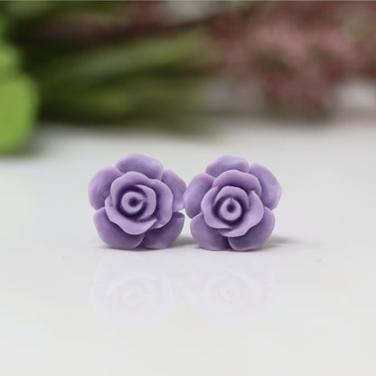 Rose Stud Earrings
