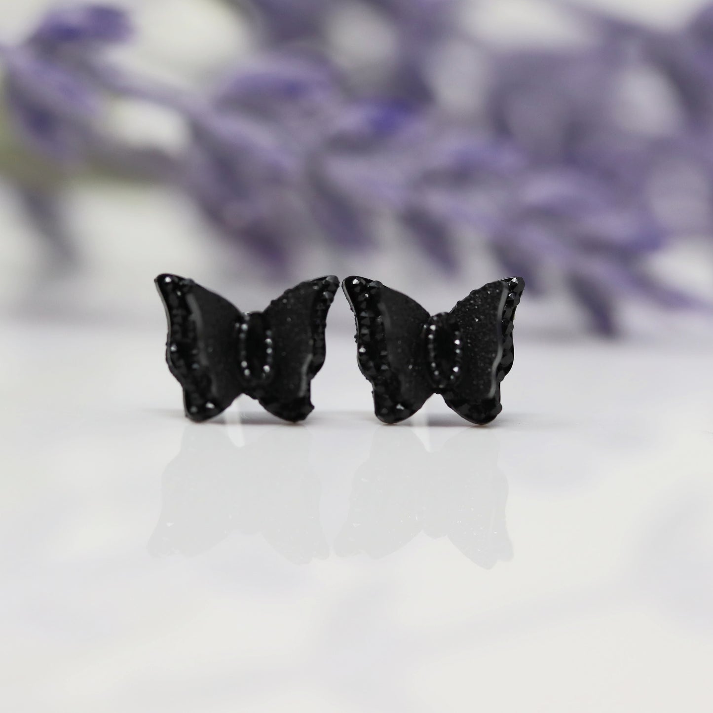 Butterfly Iridescent Stud Earrings