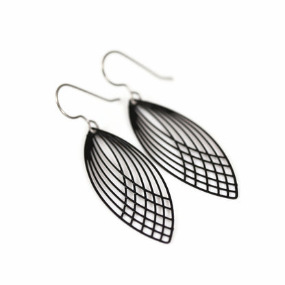 Marquise Shape Dangle Earrings - 6 Colors