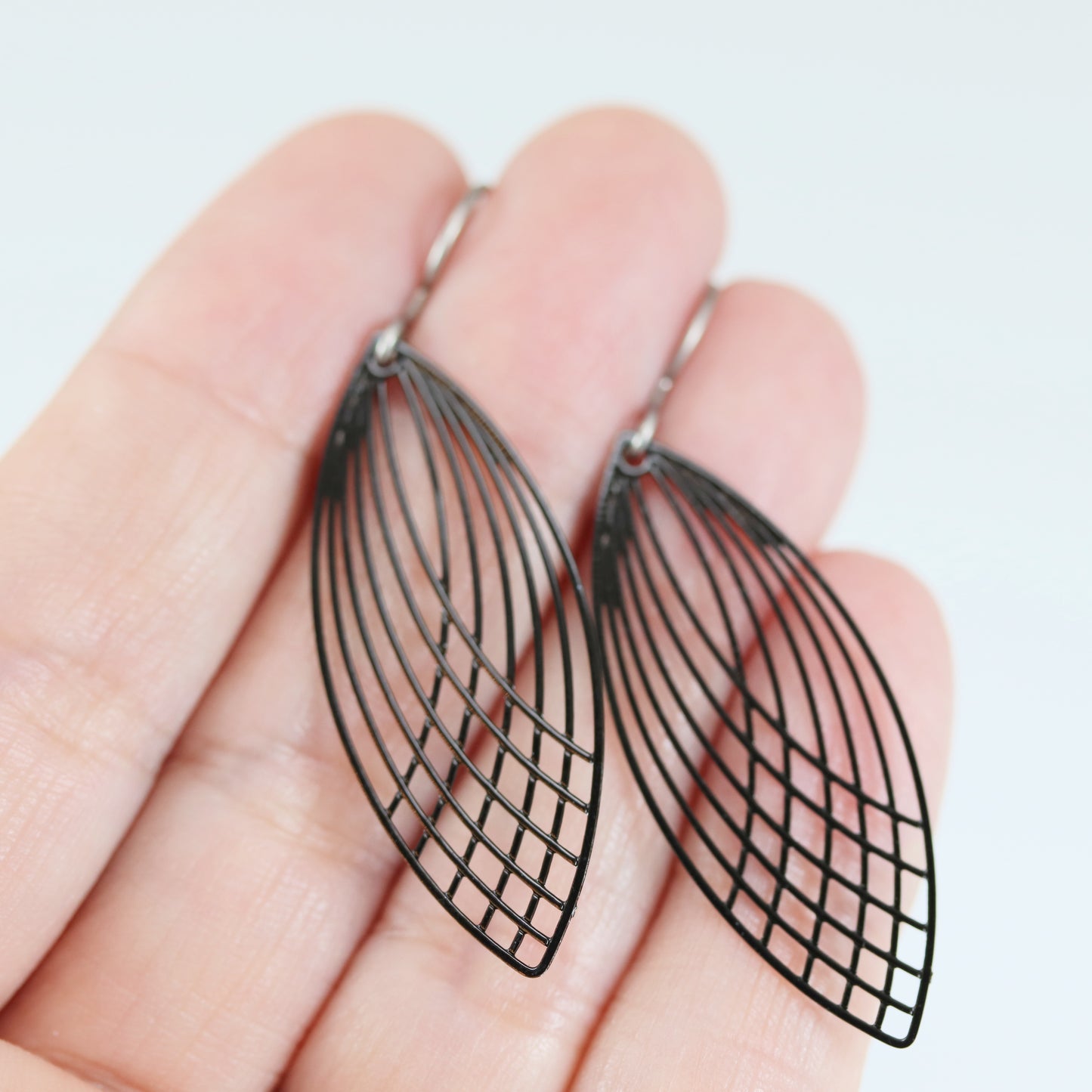 Marquise Shape Dangle Earrings - 6 Colors