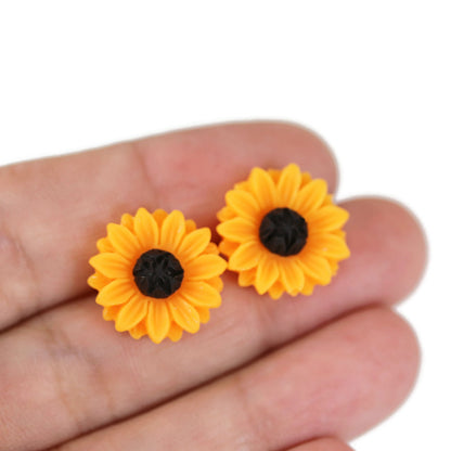 Sunflower Stud Earrings