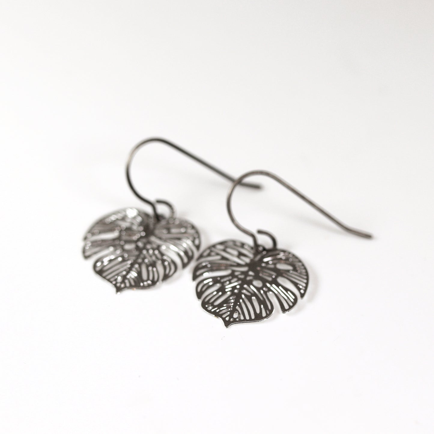 Monstera Leaf Dangle Earrings - 4 Colors