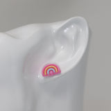 Rainbow Earrings, 15mm