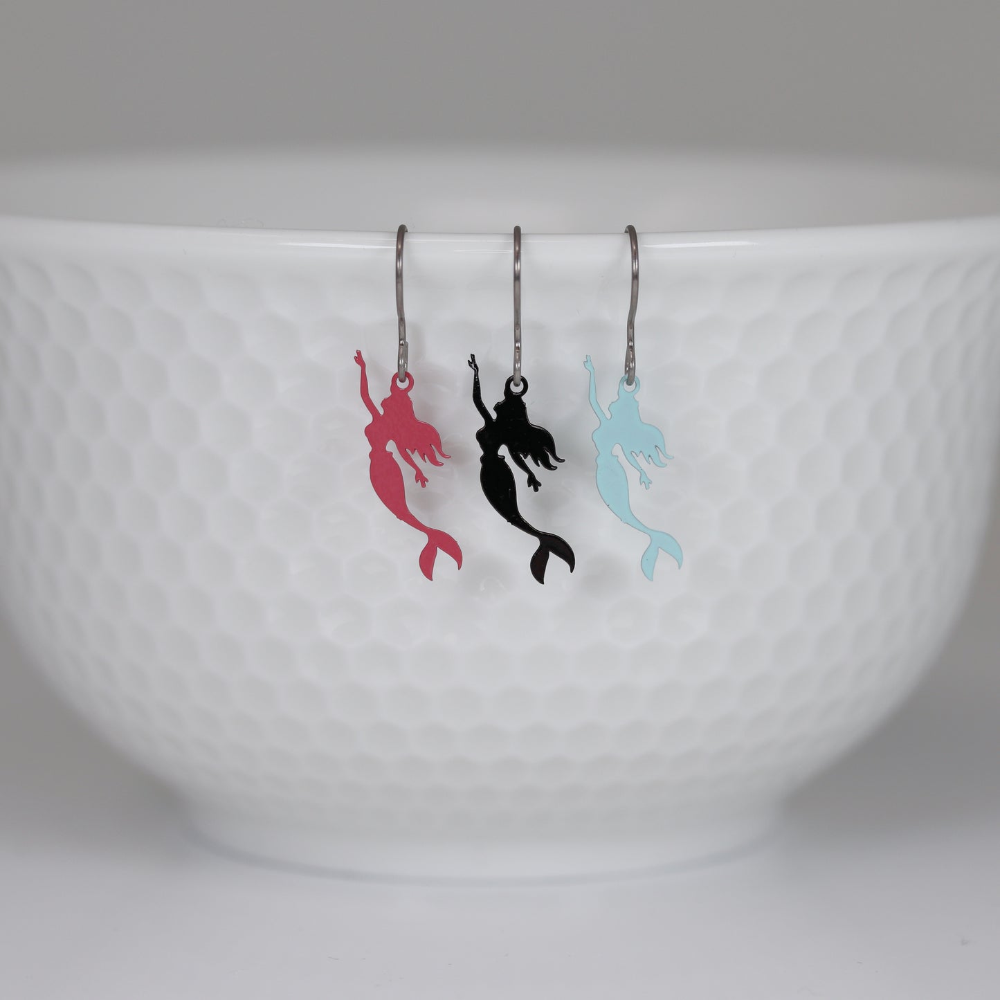 Dainty Mermaid Dangle Earrings