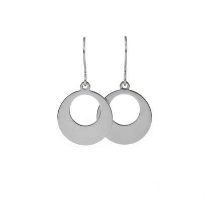 Open Circle Dangle Earrings