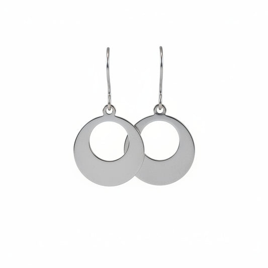 Boucles d'oreilles pendantes à cercle ouvert