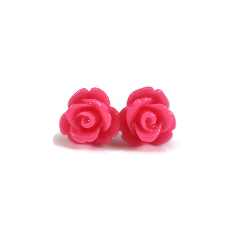 Rose Stud Earrings