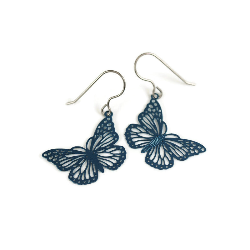Butterfly Dangle Earrings - 8 Colors