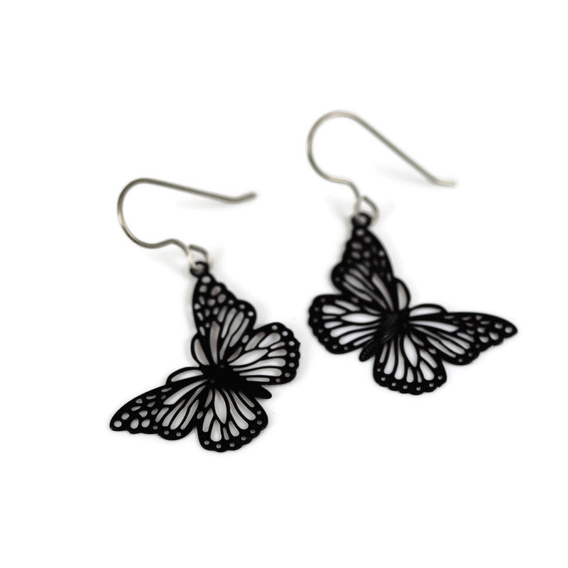 Butterfly Dangle Earrings - 8 Colors