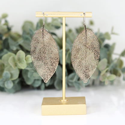 Leaf Dangle Earrings - 2 Colors