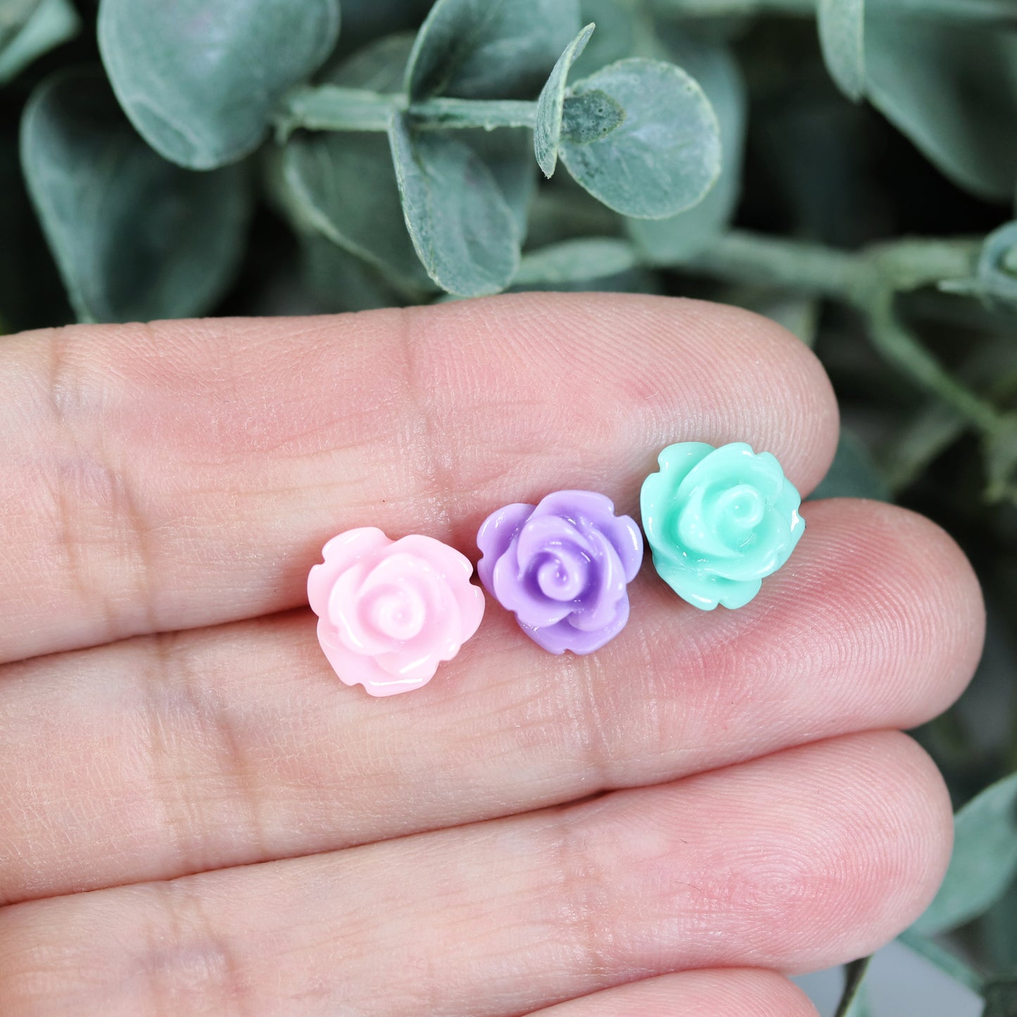 Rose Stud Earrings Gift Set