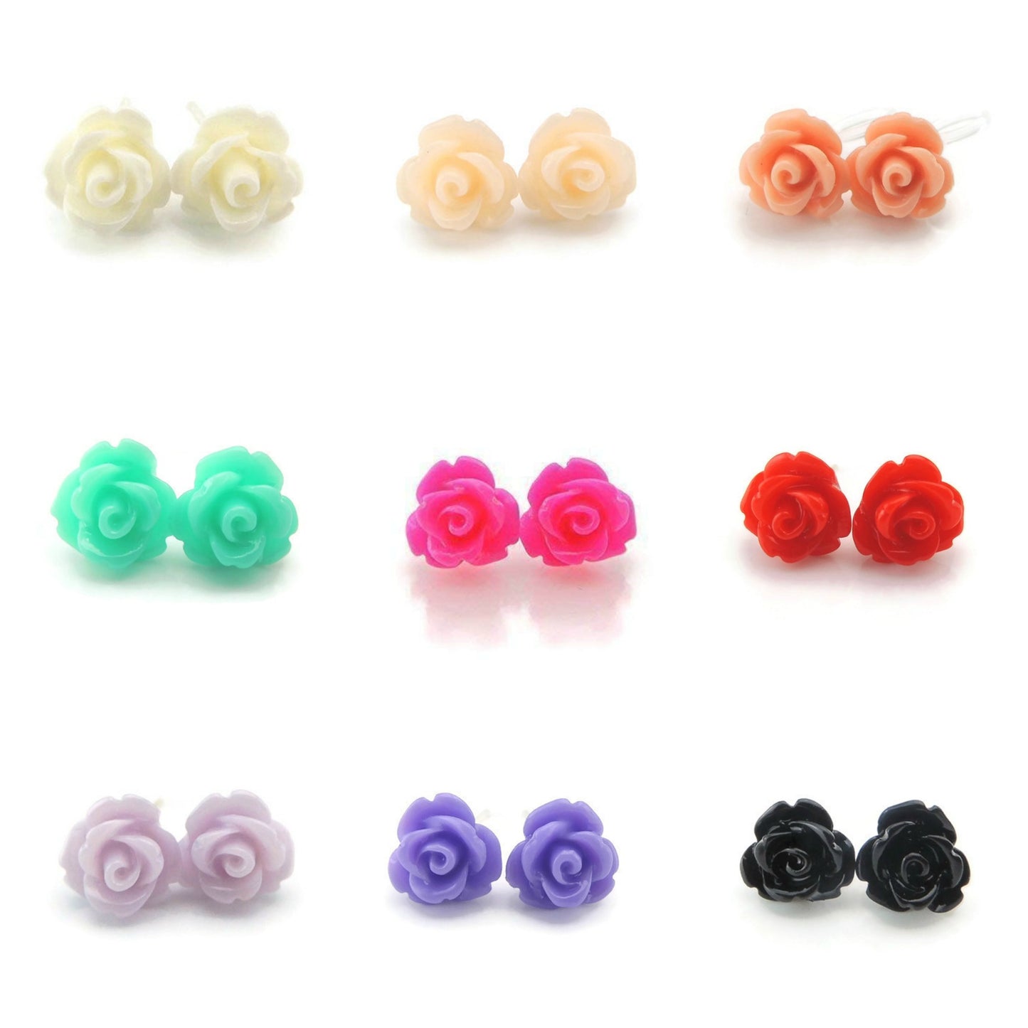 Rose Stud Earrings