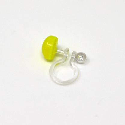 Neon Dainty Cabochon Stud Earrings