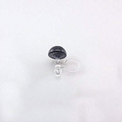 Blue Goldstone Stud Earrings, Three Sizes
