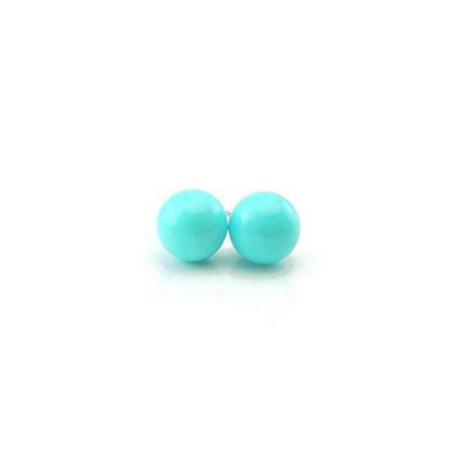 Boucles d'oreilles à tige en perles de coquillage, 8 mm