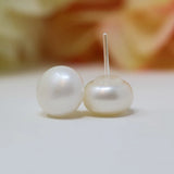 Invisible Clip On Cultured Freshwater Pearl Earrings 7mm or 9mm